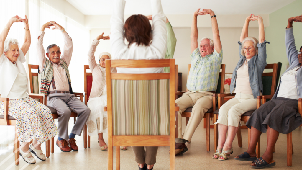 Chair Yoga For Elderly  Yoga for elderly, Chair yoga, Yoga for seniors